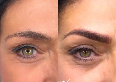 Trattamento trucco semipermanente per sopracciglia